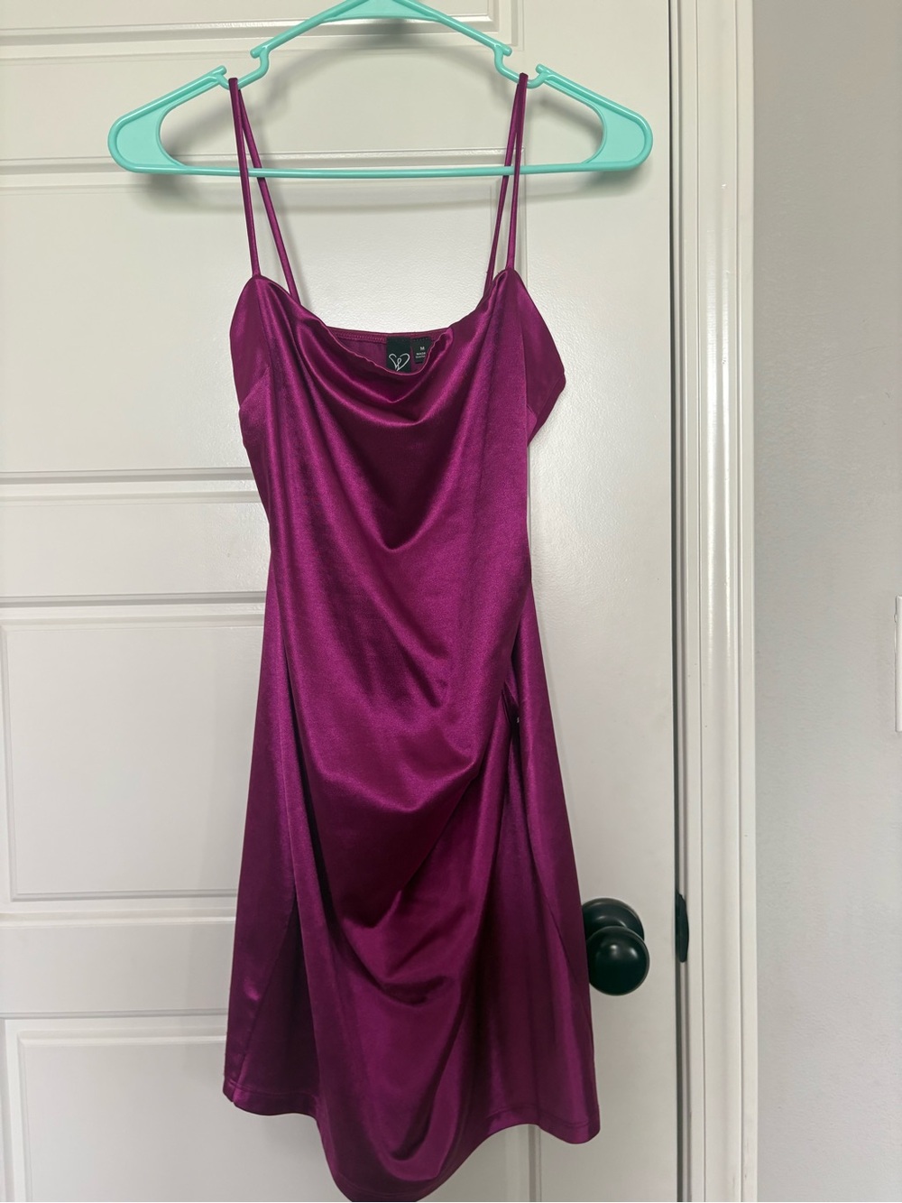 Windsor Magenta Satin Mini Dress